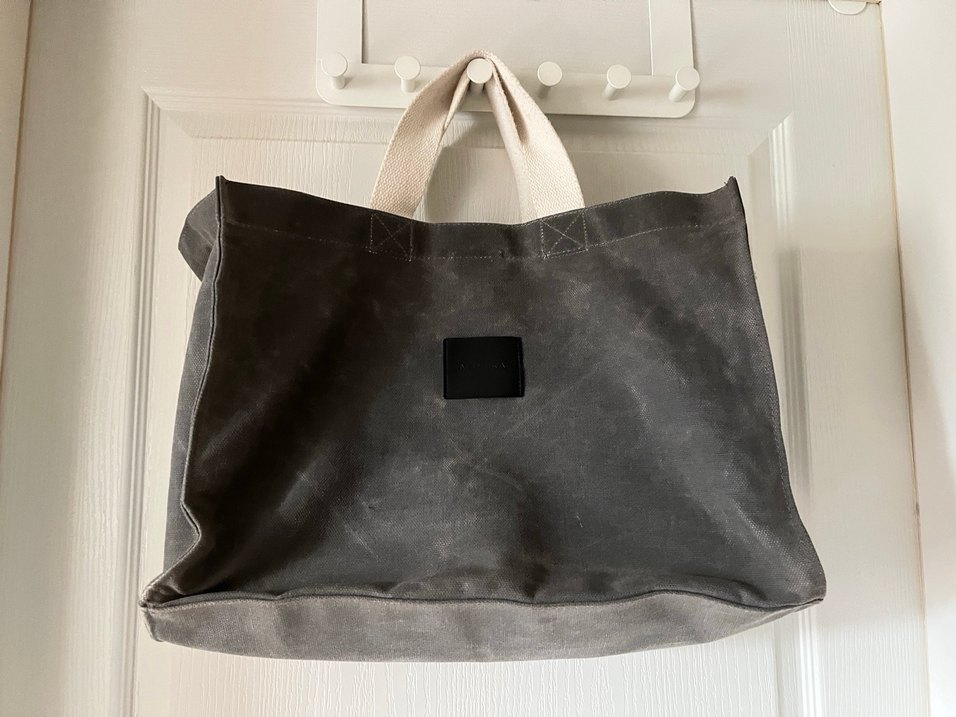 Manuka Yıkama Efektli Large Kanvas Çanta - Görsel 2