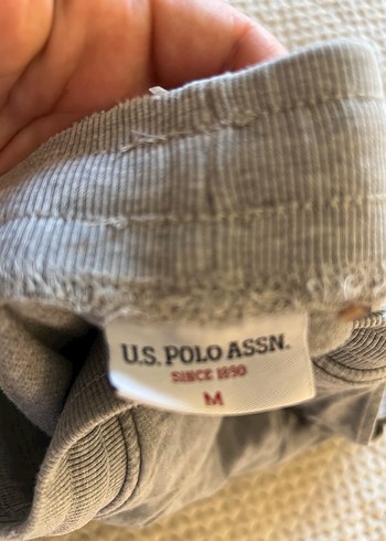 2 adet US Polo Gri Erkek Pamuk Şort - Görsel 9