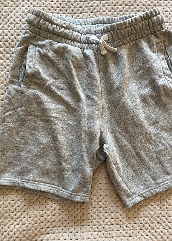 2 adet H&M Gri Pamuklu Erkek Şortları - Görsel 7