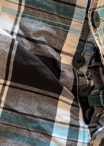 F&F Ekose Desenli Erkek Uzun Şort - Görsel 3