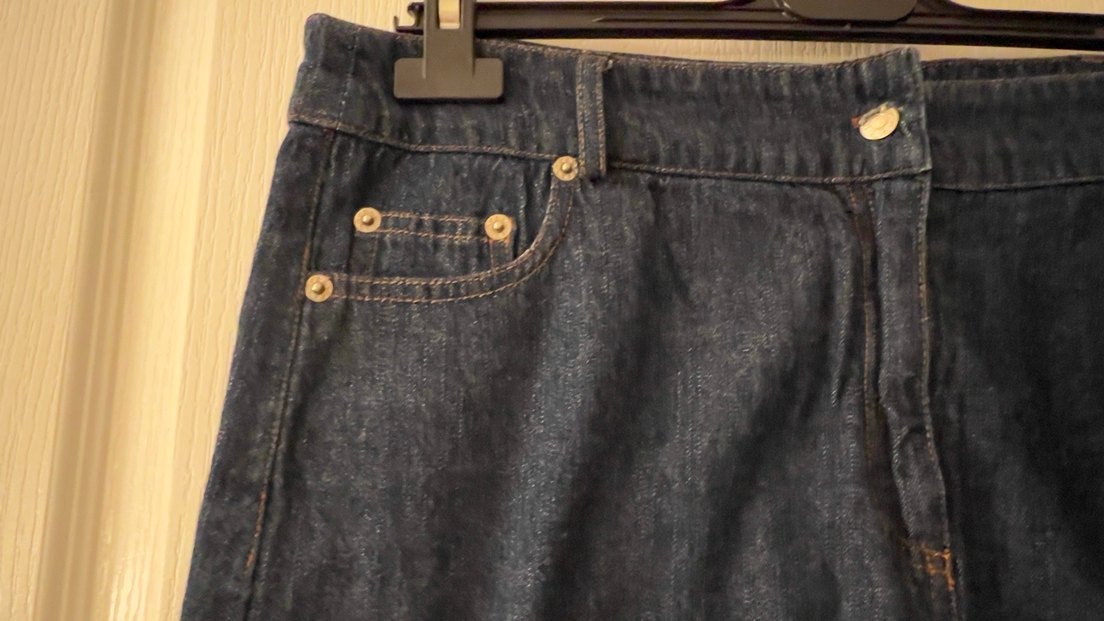 Adli Işık İnce Denim Etek - Görsel 3