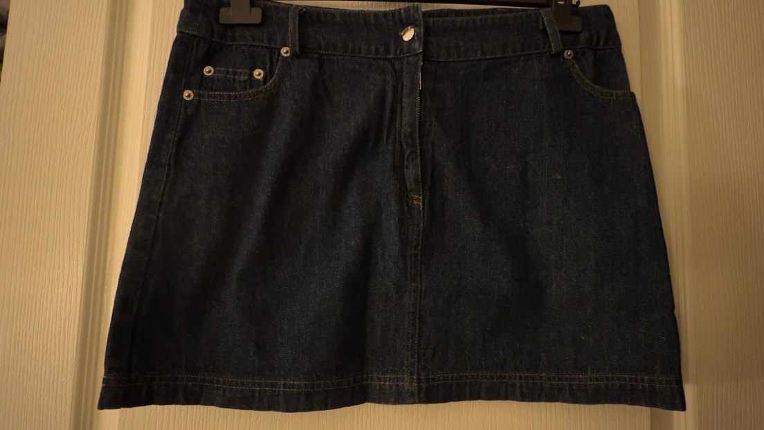 Adli Işık İnce Denim Etek - Görsel 5