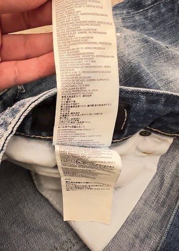 Dsquared2 Mavi Yırtıklı Denim Şort - Görsel 9