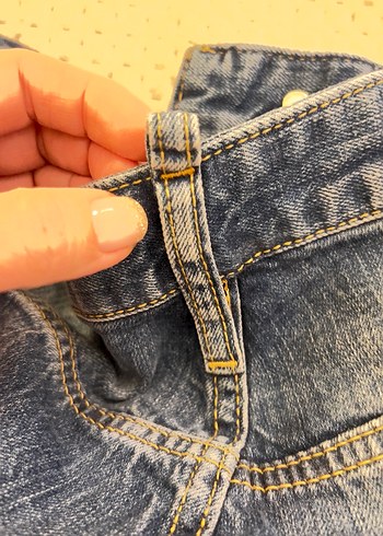 Dsquared2 Mavi Yırtıklı Denim Şort - Görsel 15