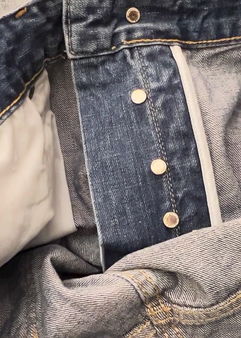 Dsquared2 Mavi Yırtıklı Denim Şort - Görsel 12