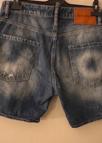 Dsquared2 Mavi Yırtıklı Denim Şort - Görsel 2