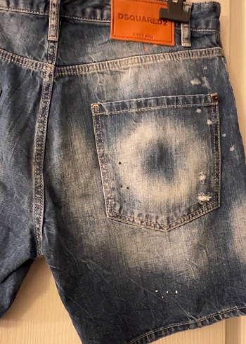 Dsquared2 Mavi Yırtıklı Denim Şort - Görsel 4