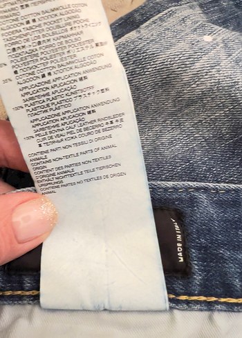 Dsquared2 Mavi Yırtıklı Denim Şort - Görsel 10