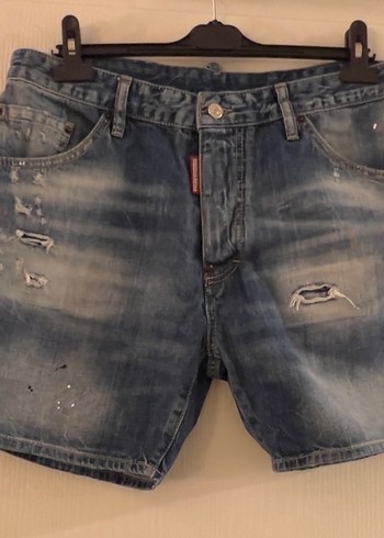 Dsquared2 Mavi Yırtıklı Denim Şort - Görsel 3