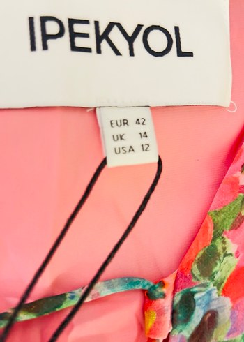 Ipekyol Çiçekli Kat Kat Fırfırlı Mini Elbise - Görsel 20