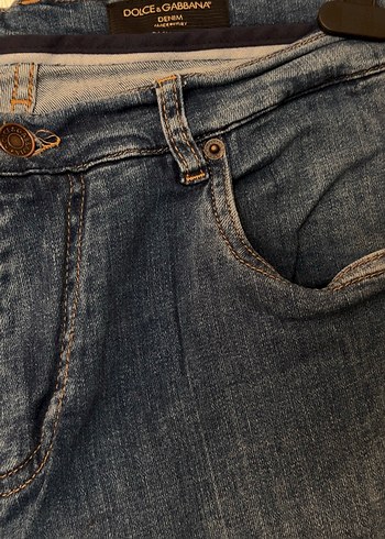 Dolce & Gabbana 52 beden mavi skinny jeans - Görsel 6