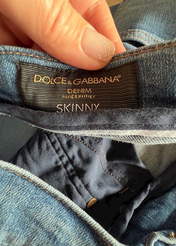 Dolce & Gabbana 52 beden mavi skinny jeans - Görsel 14