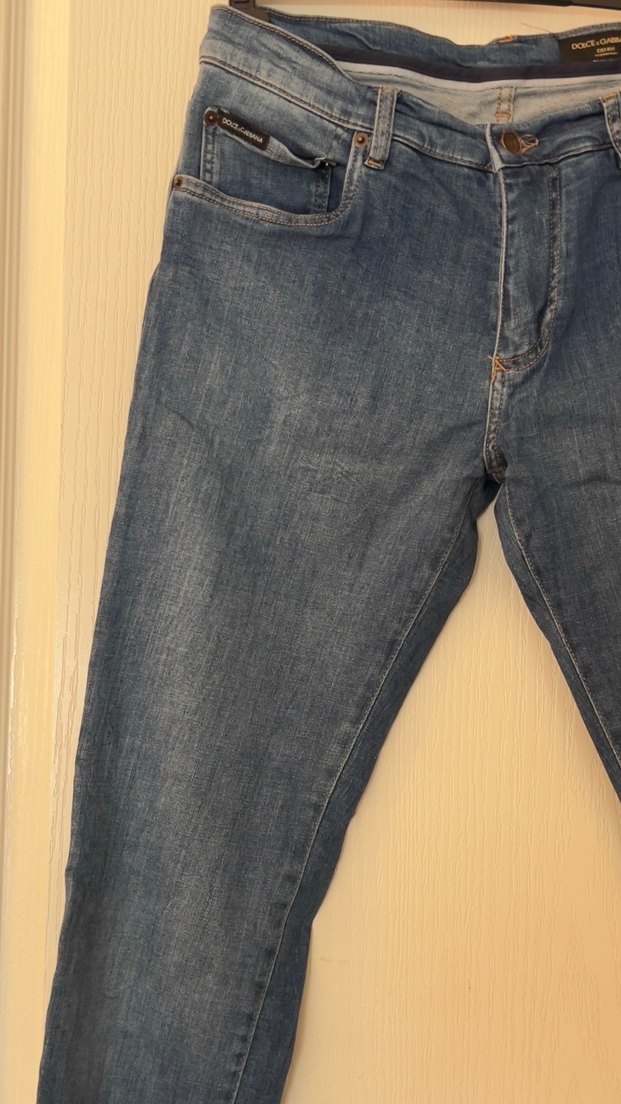 Dolce & Gabbana 52 beden mavi skinny jeans - Görsel 3