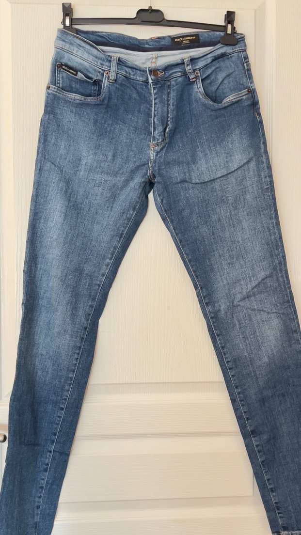 Dolce & Gabbana 52 beden mavi skinny jeans - Görsel 2