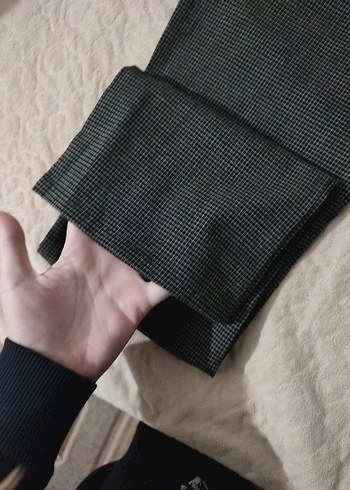 xs Beden Gri Kadın Midi Kumaş Pantolon