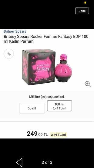 Rocker femme fantasy parfüm