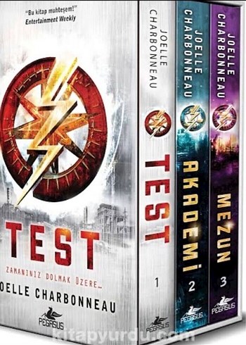 Joelle Charbonneau Üçleme Seti: Test, Akademi, Mezun