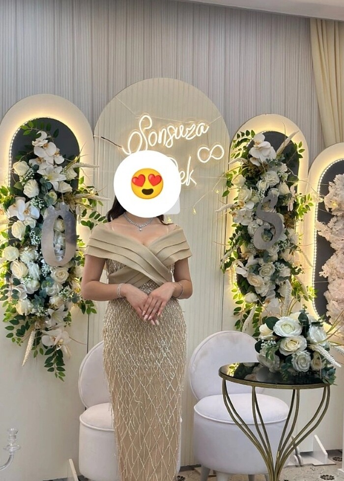 Taşlı abiye - Görsel 2