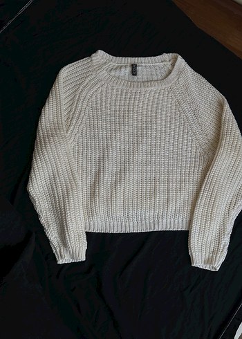 Orijinal hm bej krem kazak - Görsel 2