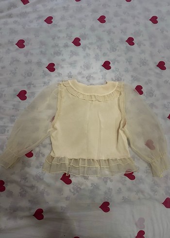 Orijinal zara bebe yaka bluz - Görsel 4