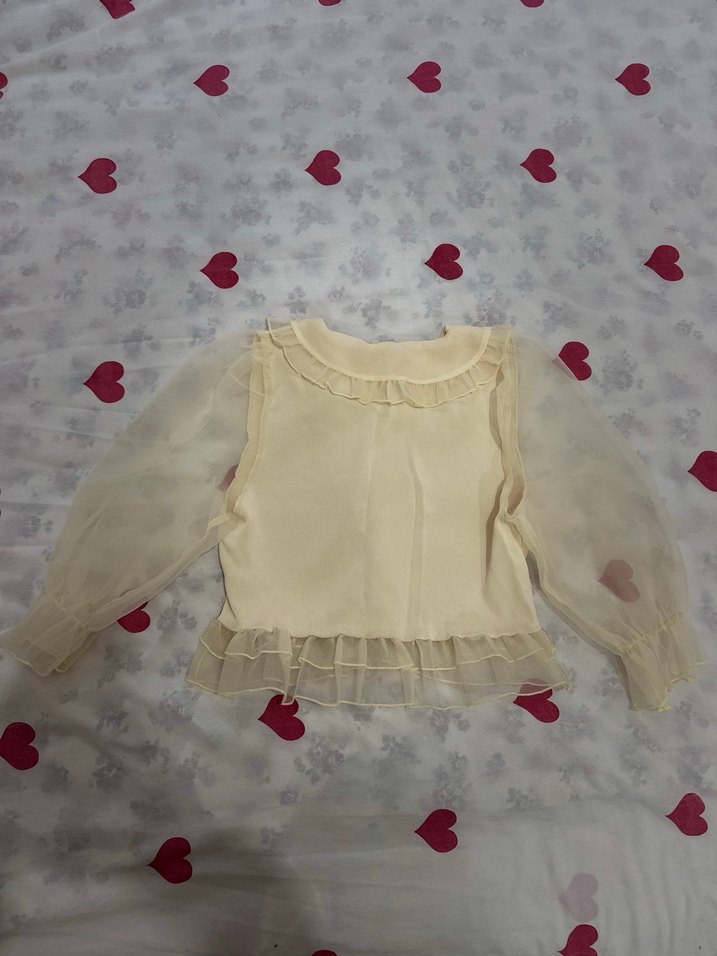 Orijinal zara bebe yaka bluz - Görsel 4