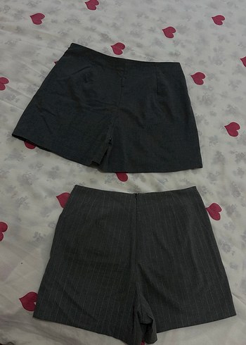 Gri Kısa Pilili Mini Etek - Görsel 3