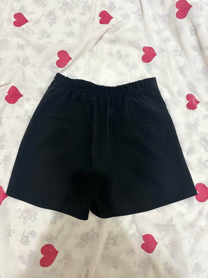 Düğmeli Siyah Mini Gotik Etek - Görsel 2