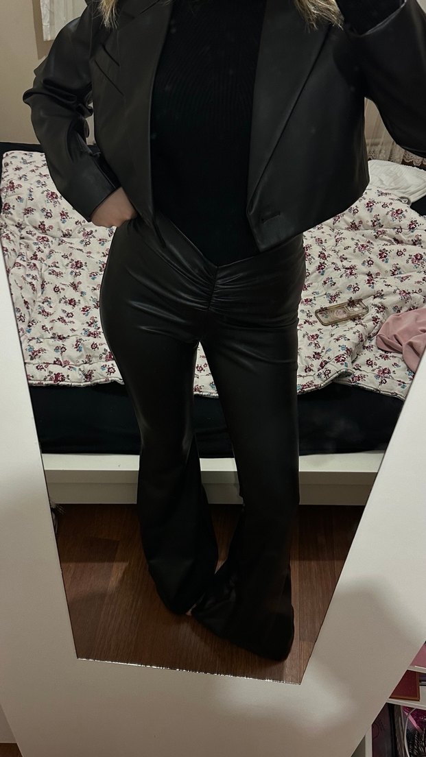 Orijinal  deri pantolon - Görsel 2