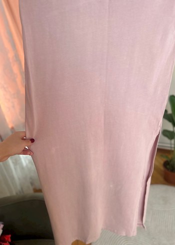 s Beden pembe Renk Zara pembe uzunElbise