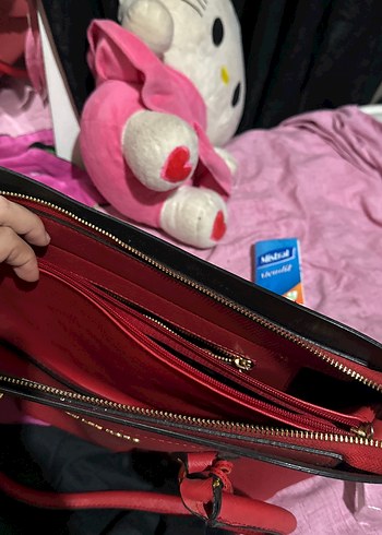 Beden Kırmızı Deri Michael Kors Kadın Çanta