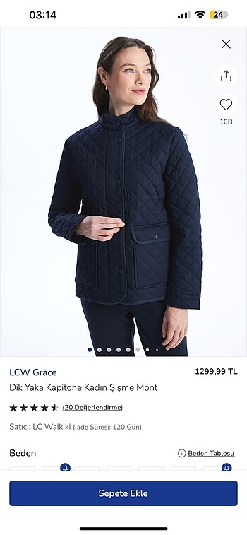 LC Waikiki Mevsimlik mont