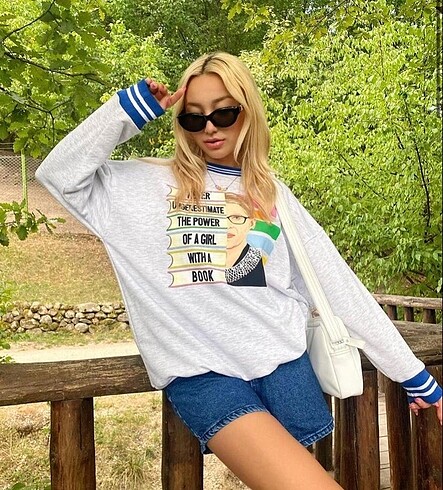 Gri sweatshirt