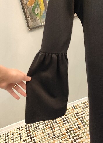 m Beden Siyah tunik/ mini elbise