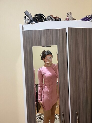 xs Beden pembe Renk Pembe elbise