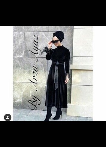 Zara Kadife elbise