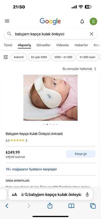 Kepçe kulak önleyici