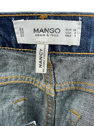 34 Beden çeşitli Renk Mango Jean / Kot %70 İndirimli.