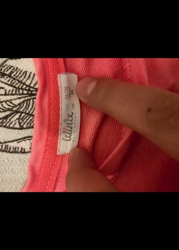 Kız Çocuk Kırmızı Baskılı Uzun Kollu Tişört - Görsel 2