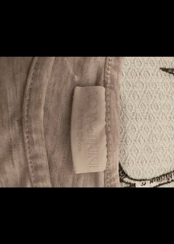 Kız Çocuk Gri Baskılı Fırfırlı Tişört - Görsel 2