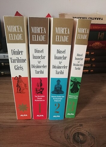 Dinsel inançlar ve düşünceler Tarihi ( Mircea Eliade) 4 kitap 