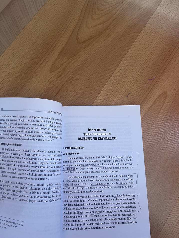 Hukukun Temel Kavramları - Seçkin Yayınları - Görsel 2