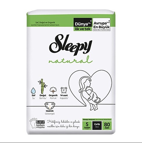 Sleepy 5 numara cırtlı bez