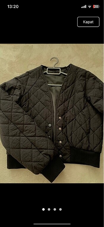 Oversize bomber ceket