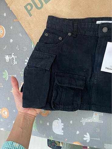 m Beden Pull and bear kargo kot etek