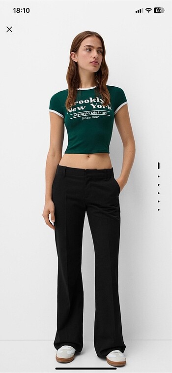Bershka palazzo chino pantolon