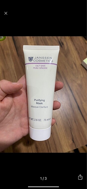 Janssen cosmetics purifying mask