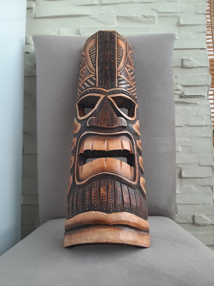 Ahşap Oyma Maske - Görsel 3