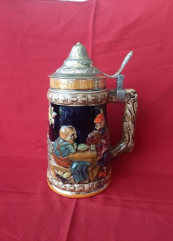 2K Avrupa TANKARD ZINN Kapaklı 