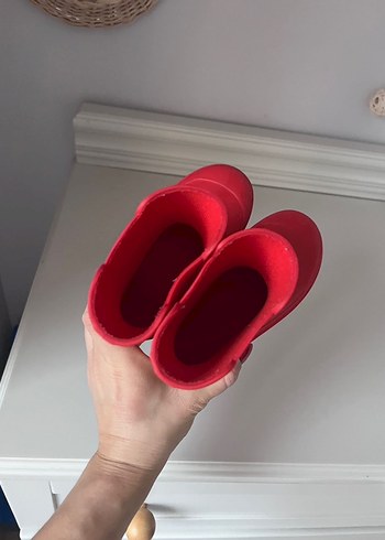 24 Beden Kırmızı Kauçuk çizme