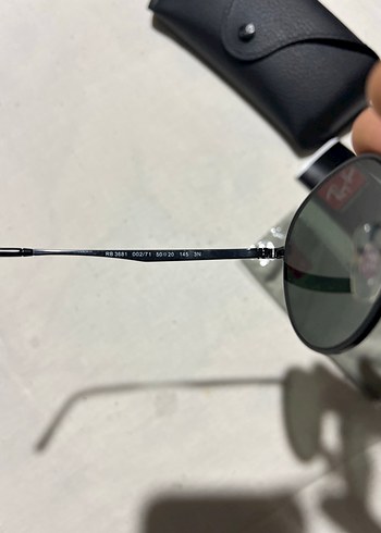 Ray Ban Ray-Ban Siyah Yuvarlak Güneş Gözlüğü
